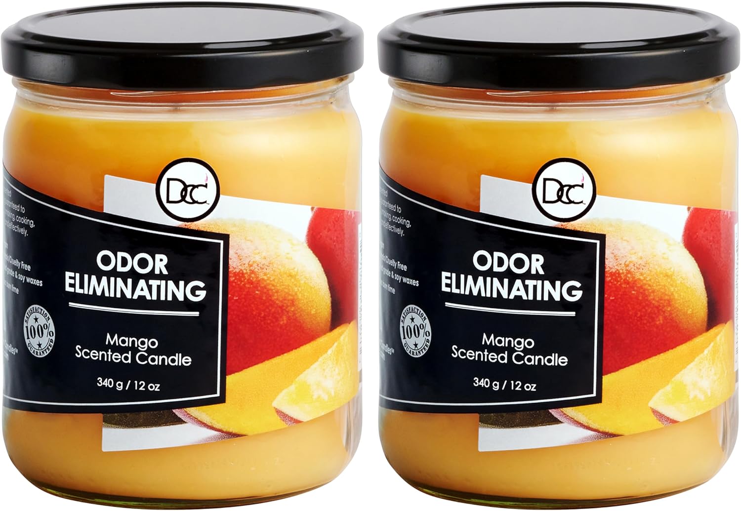 Vanilla Bean Odor Eliminating Candle – 80-Hour Burn