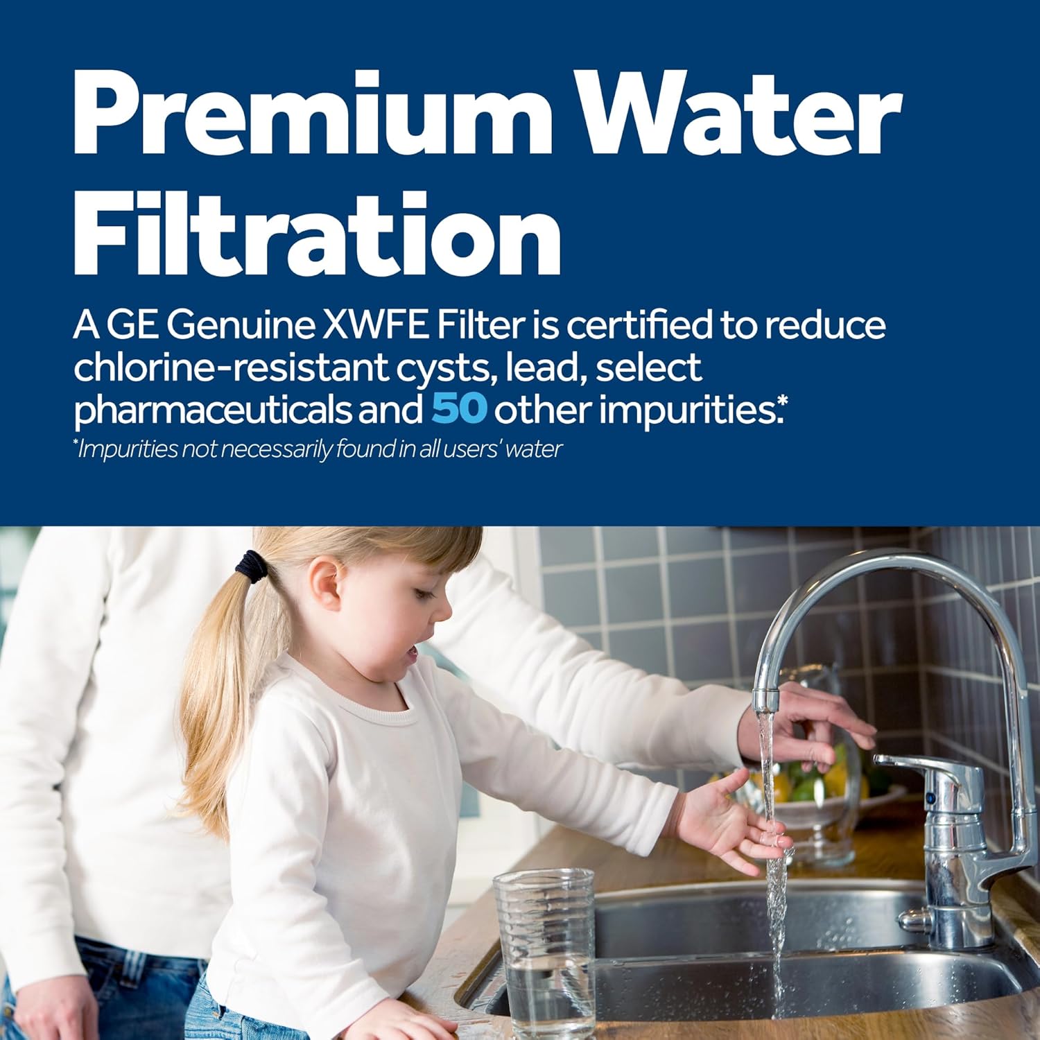 GE XWFE Refrigerator Water Filter Genuine Replacement