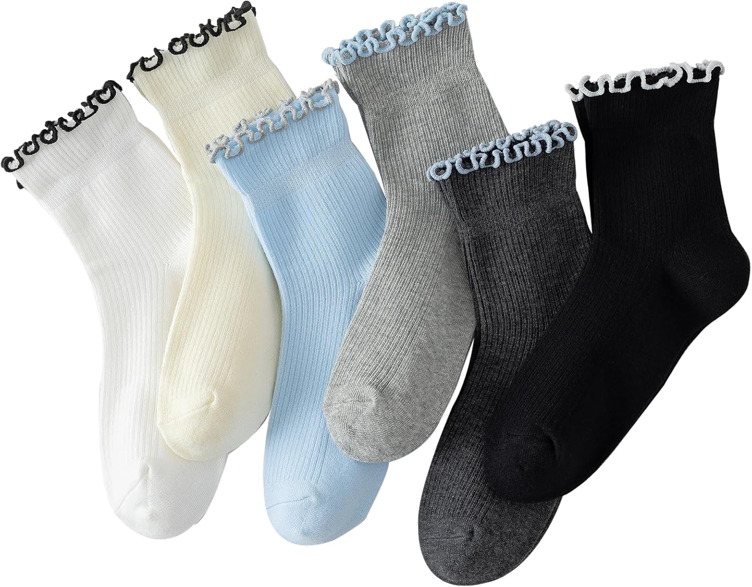 Hstyle Women’s Ruffle Ankle Socks