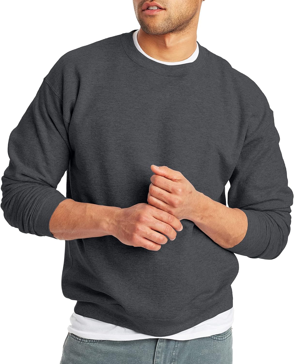 Hanes Men's EcoSmart Crewneck Sweatshirt