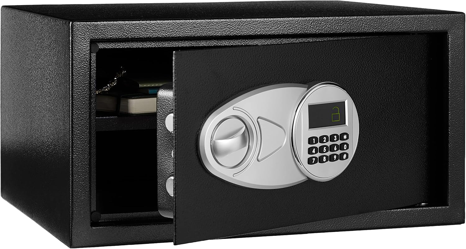 Amazon Basics Steel Security Safe with Keypad