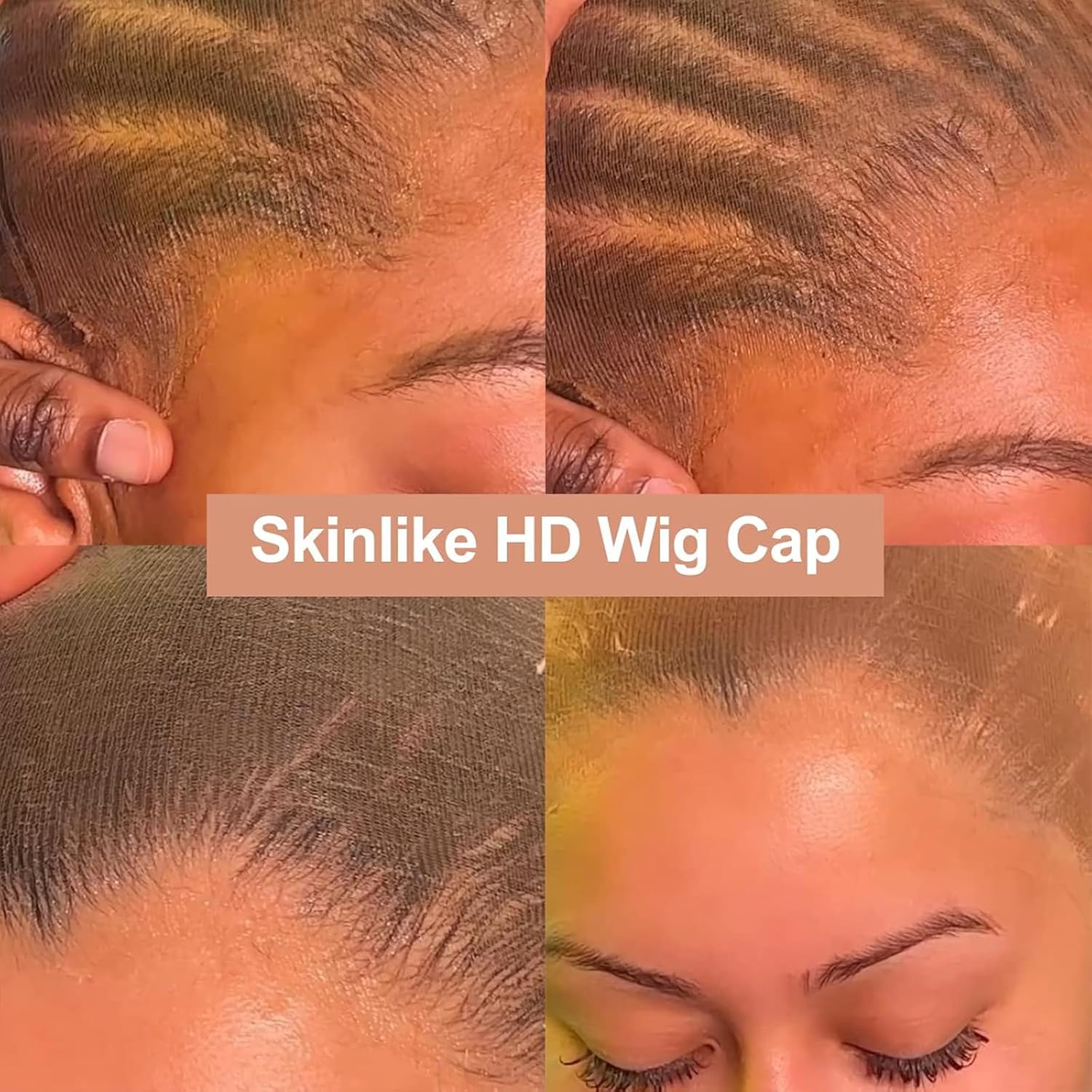 BEEOS Skinlike HD Wig Cap for Lace Front Wigs