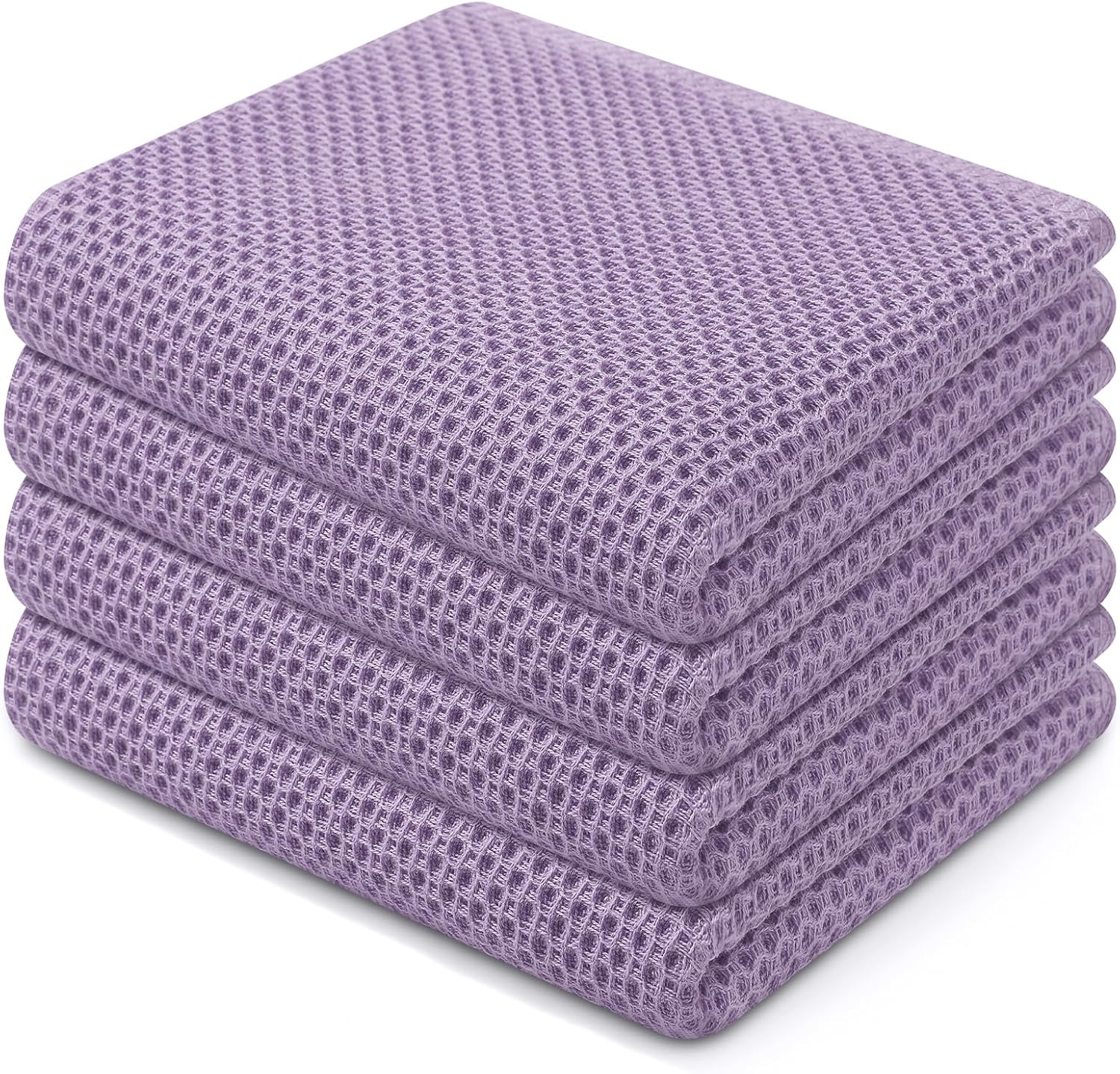 Homaxy 100% Cotton Waffle Dish Cloths