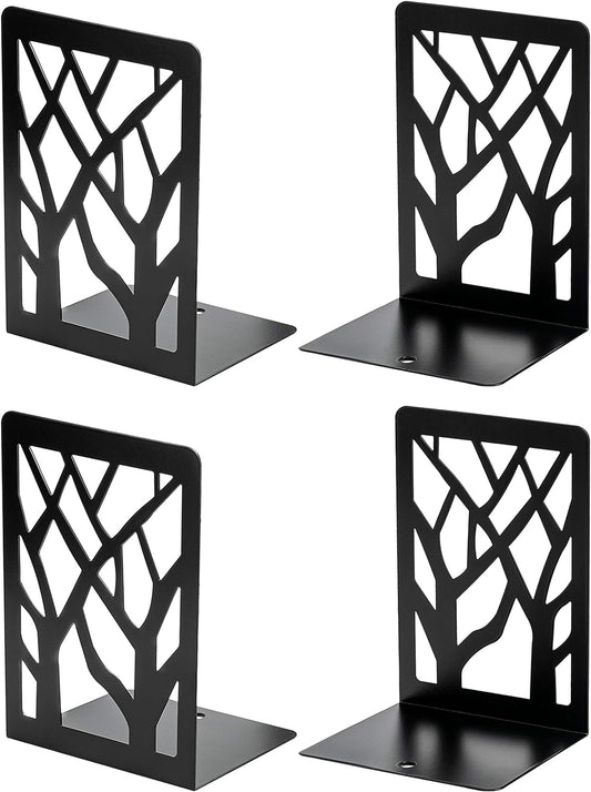 MaxGear Book Ends Tree Design Bookends for Shelves