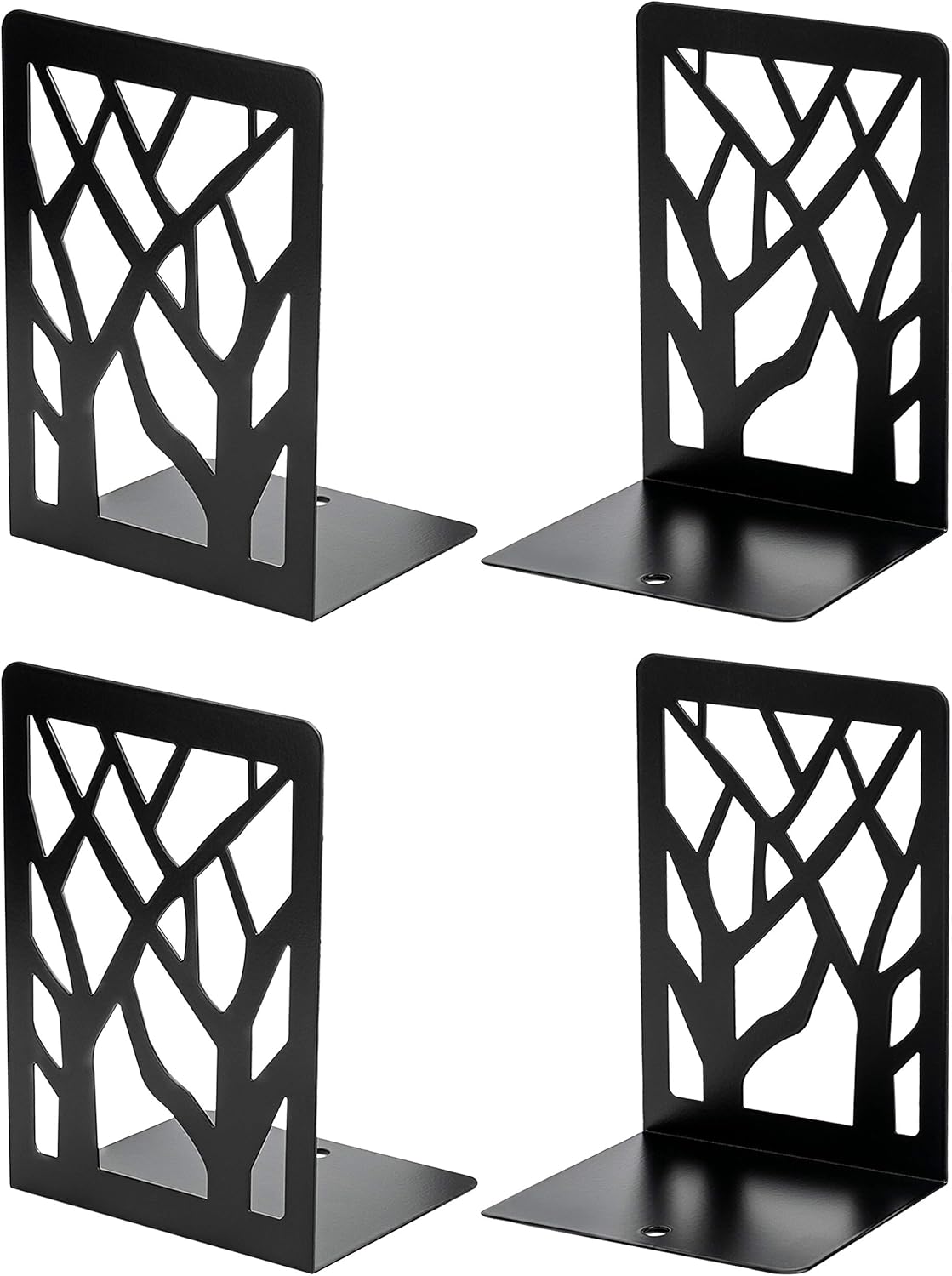 MaxGear Book Ends Tree Design Bookends for Shelves