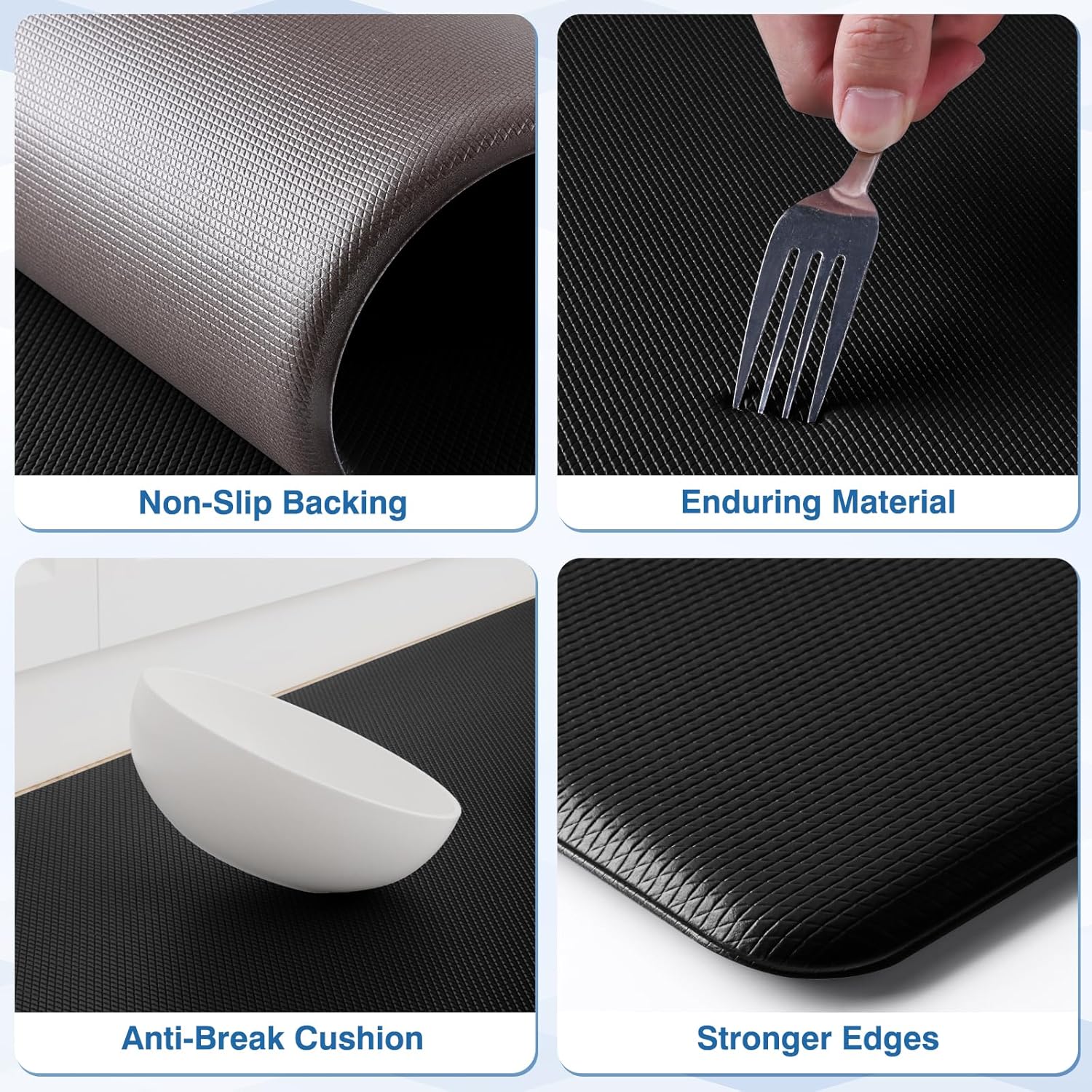 StepRite 2PCS Anti-Fatigue Kitchen Mats