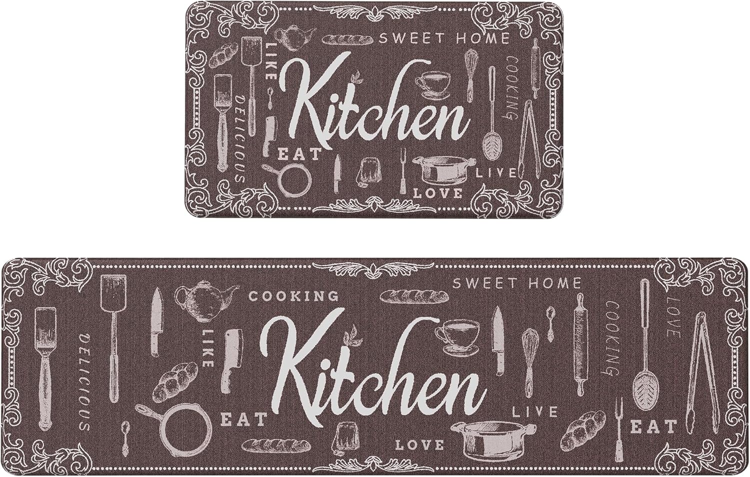 GENIMO Kitchen Mats for Floor 2PCs