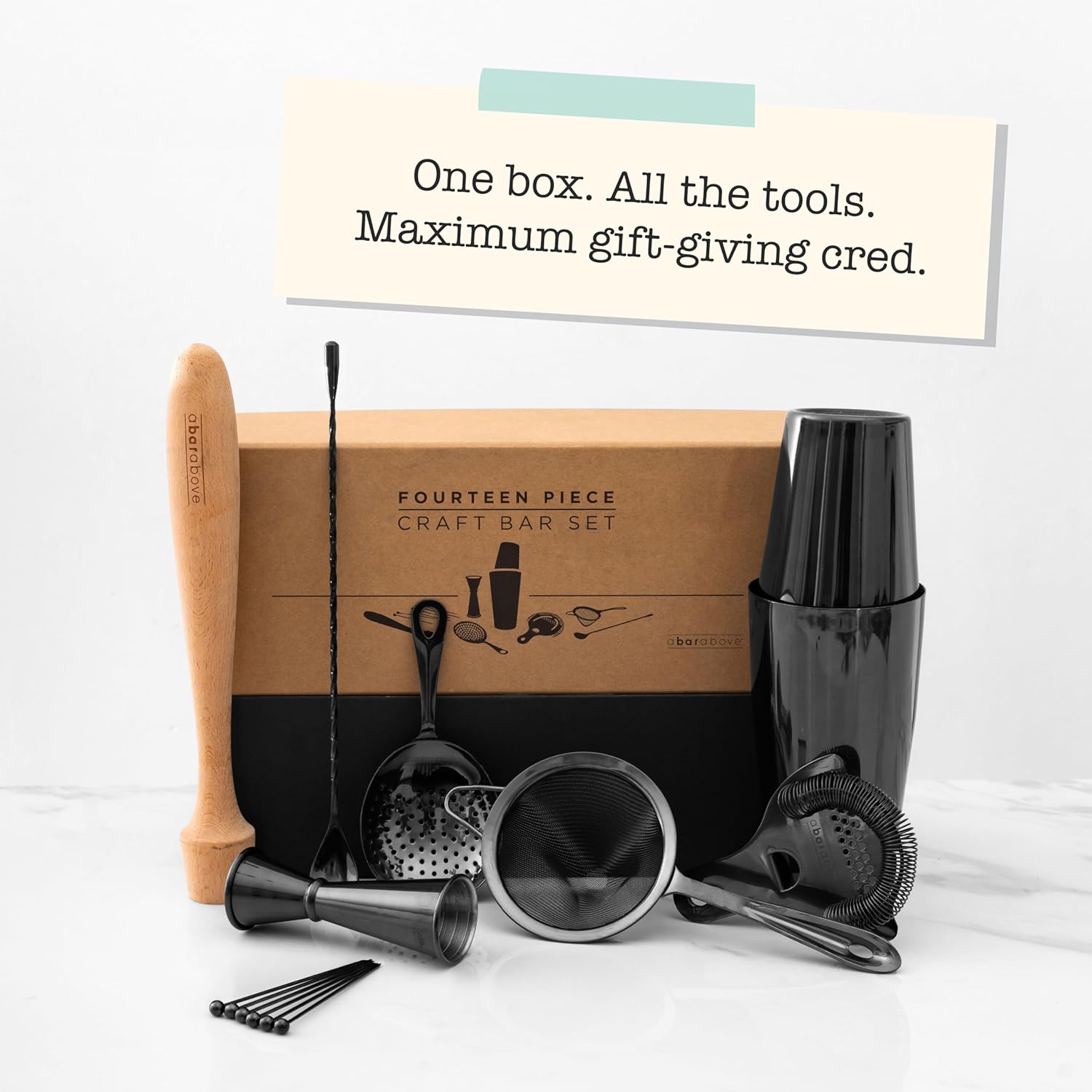 A Bar Above Stainless Steel Bartender Kit