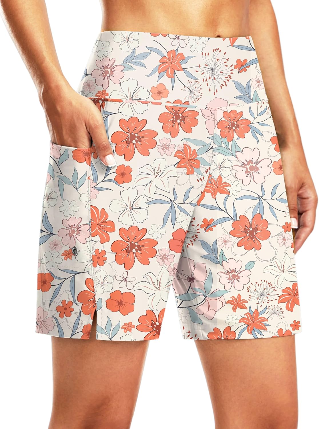 Women’s Swim Board Shorts with Liner Pockets