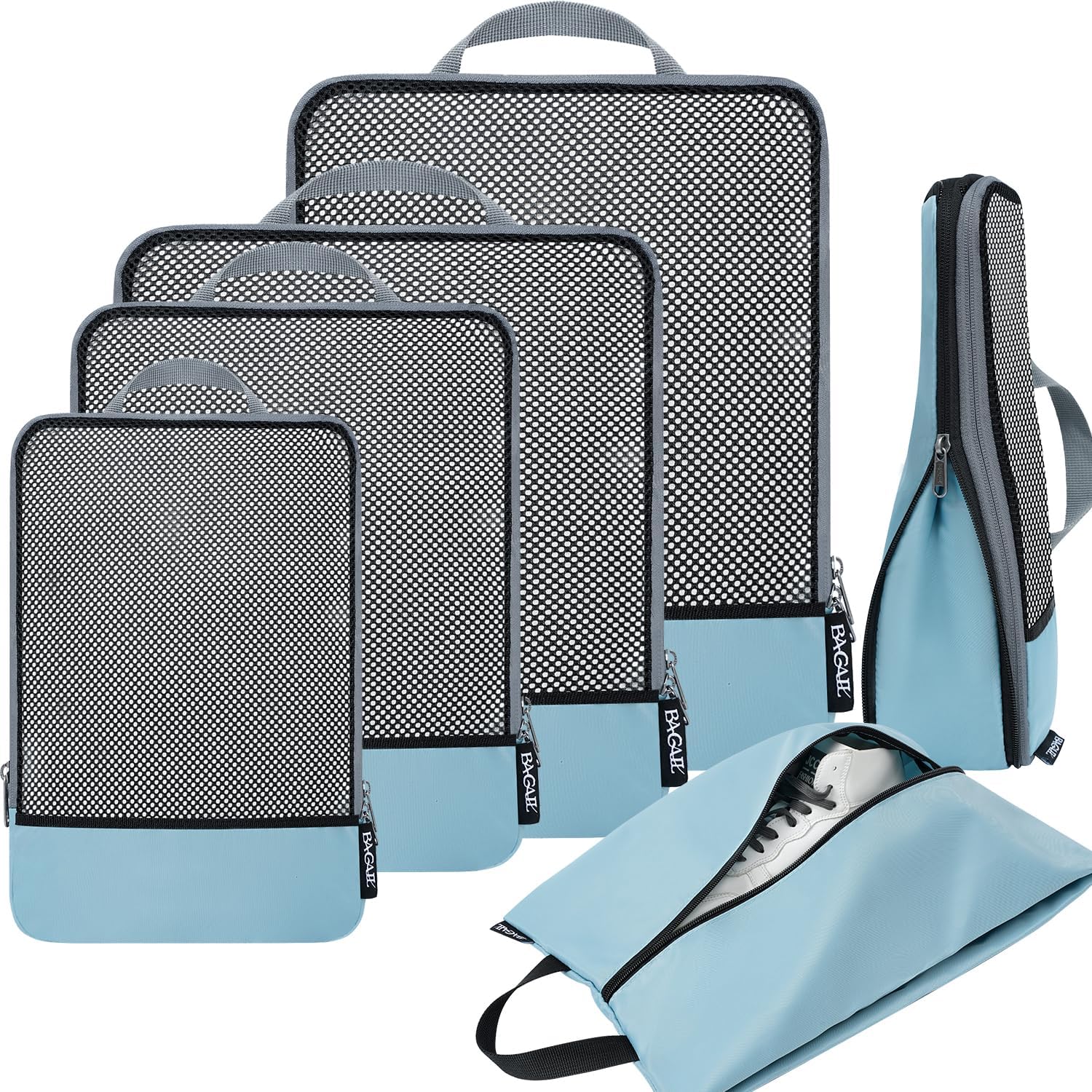 BAGAIL Compression Packing Cubes Travel Organizers