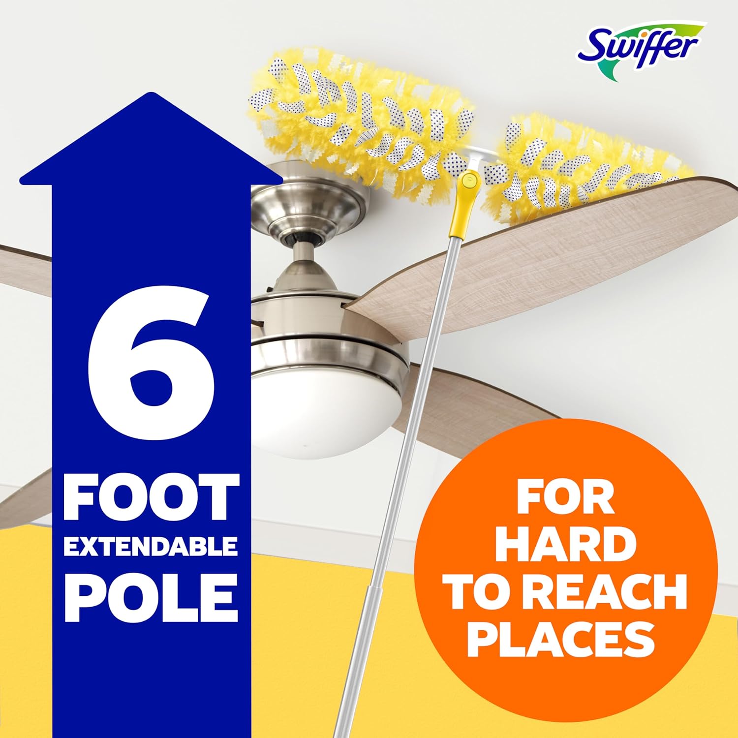 Swiffer Duster Kit with 6 ft Super Extendable Handle