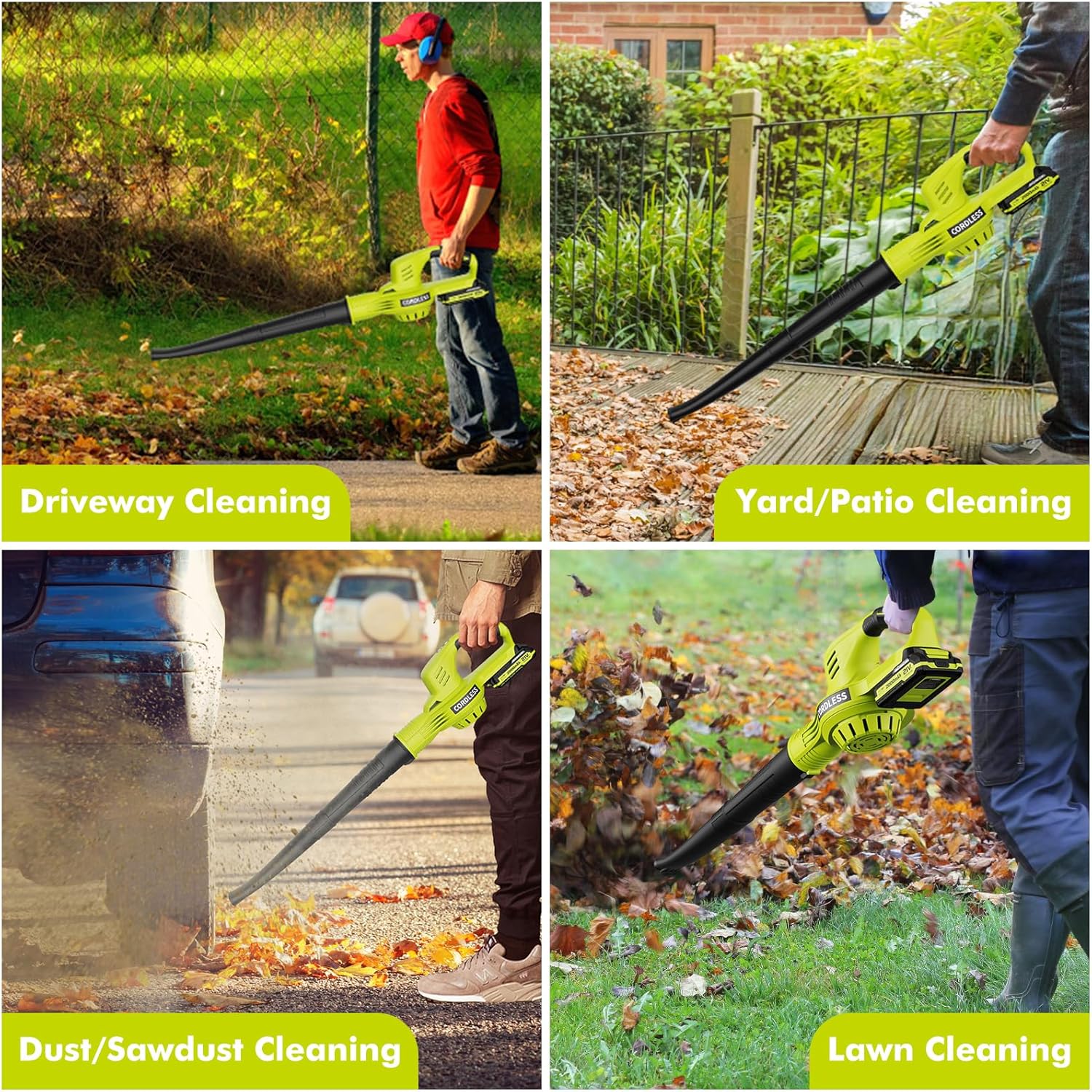 Cordless Leaf Blower 21V