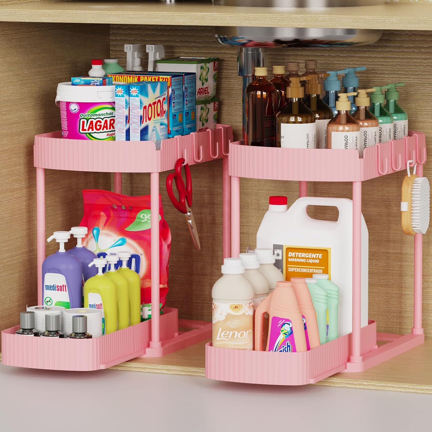 2-Pack Pull-Out Storage Organizers
