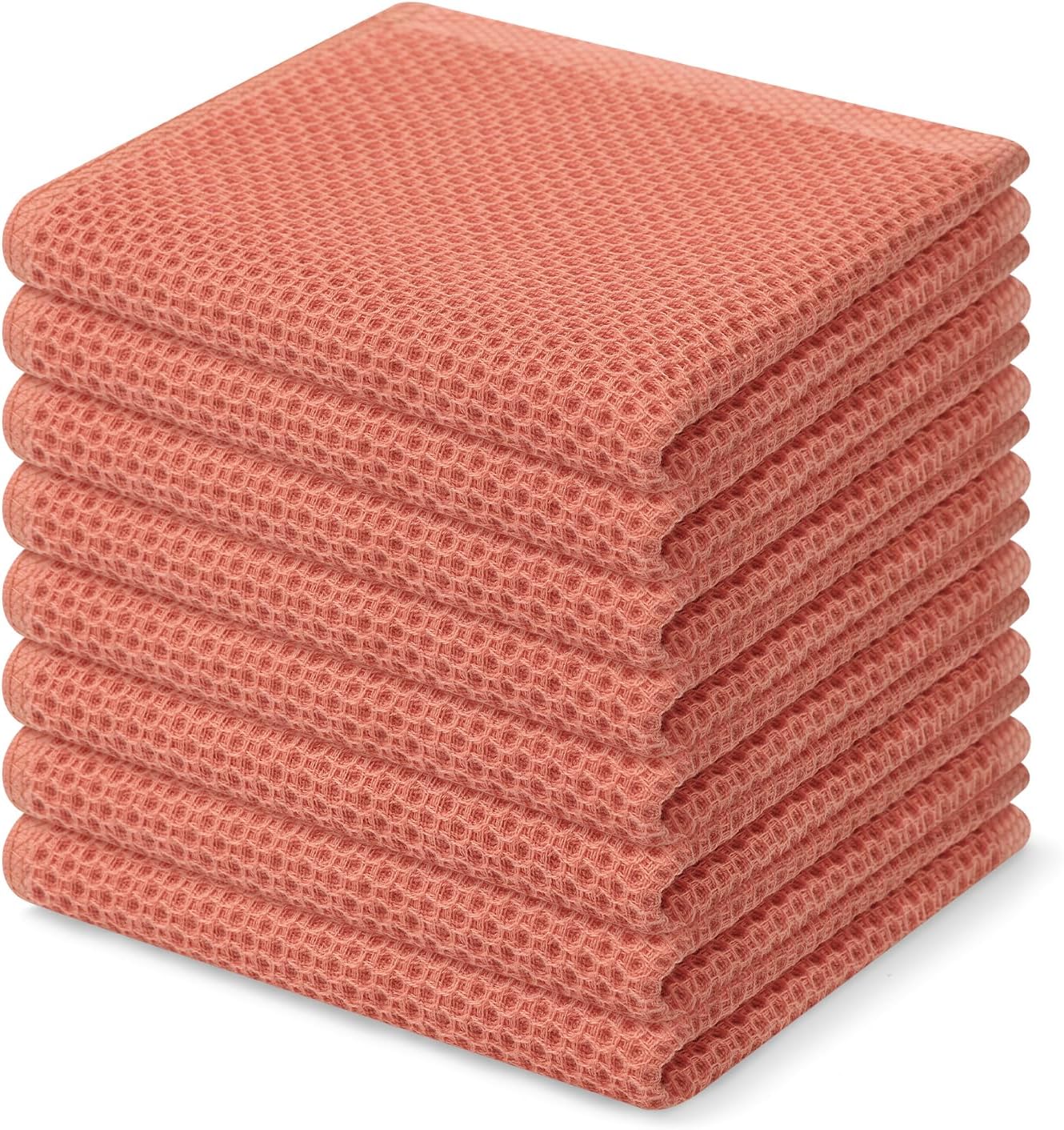 Homaxy 100% Cotton Waffle Dish Cloths