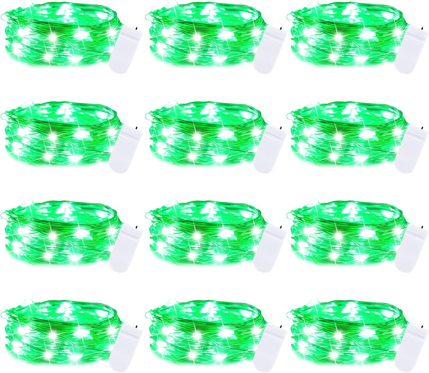 Brightown 12-Pack LED Fairy String Lights
