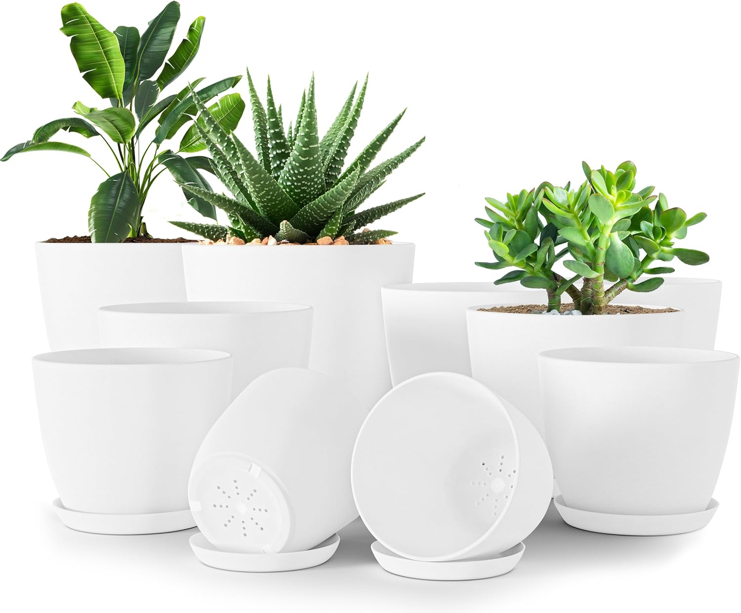 Utopia Home Plant Pots Indoor with Drainage Holes