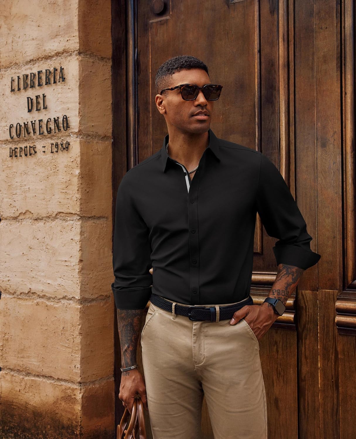 PJ PAUL JONES Mens Dress Shirts Business Shirts