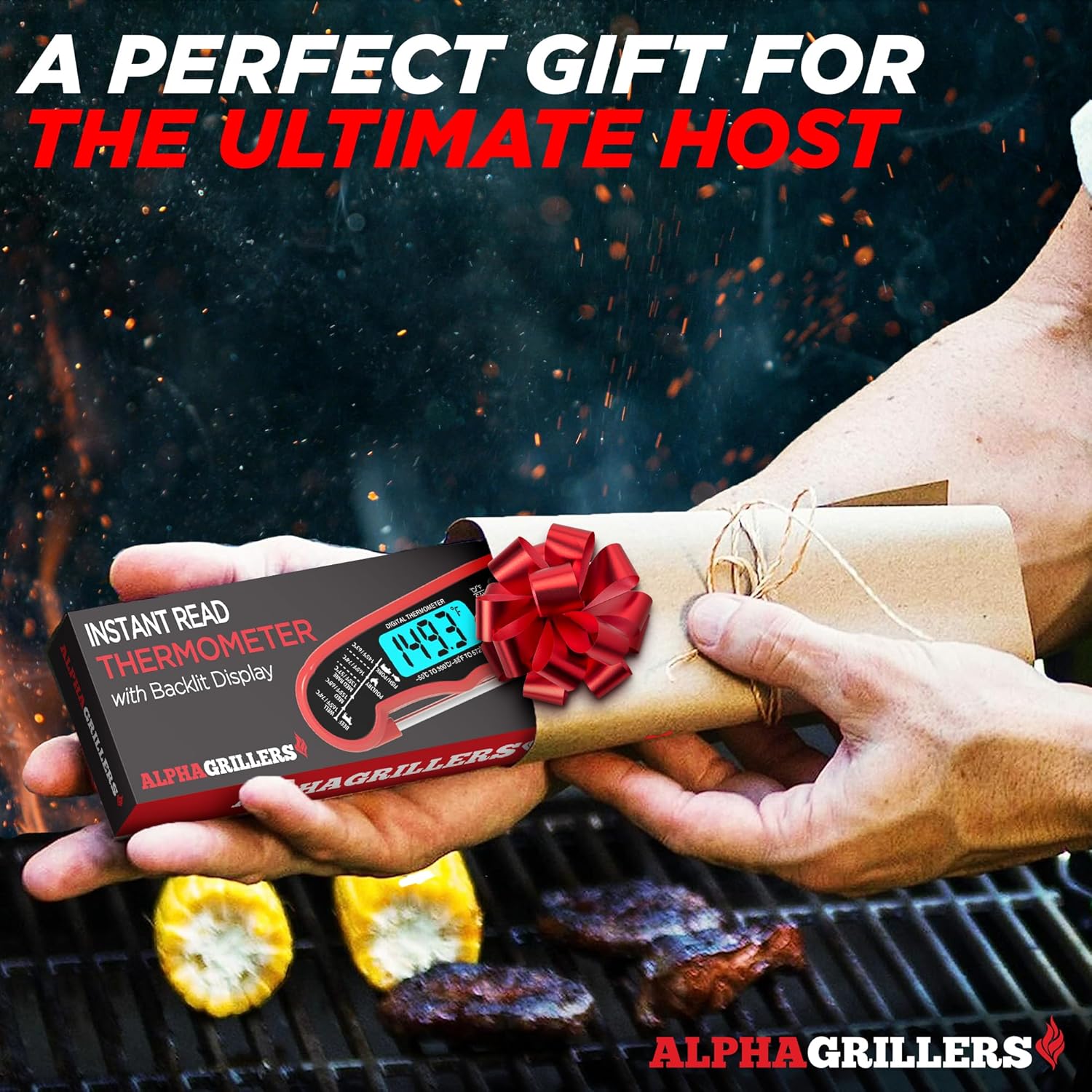 Alpha Grillers Digital Instant Meat Thermometer