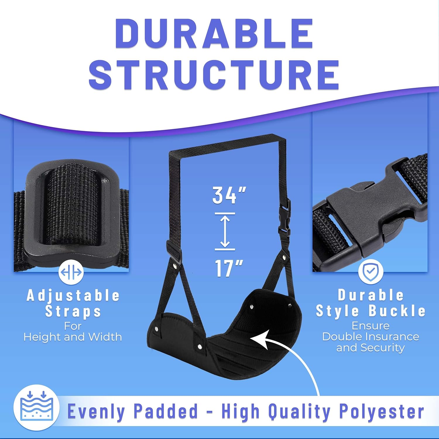 Airplane Foot Rest Travel Comfortably Perfect Foot Hammock