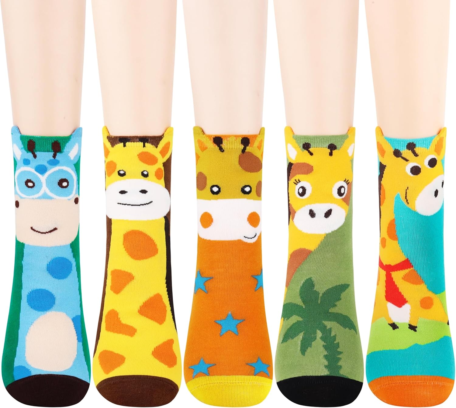 Jeasona Women's Cat Socks Cute Animal Socks