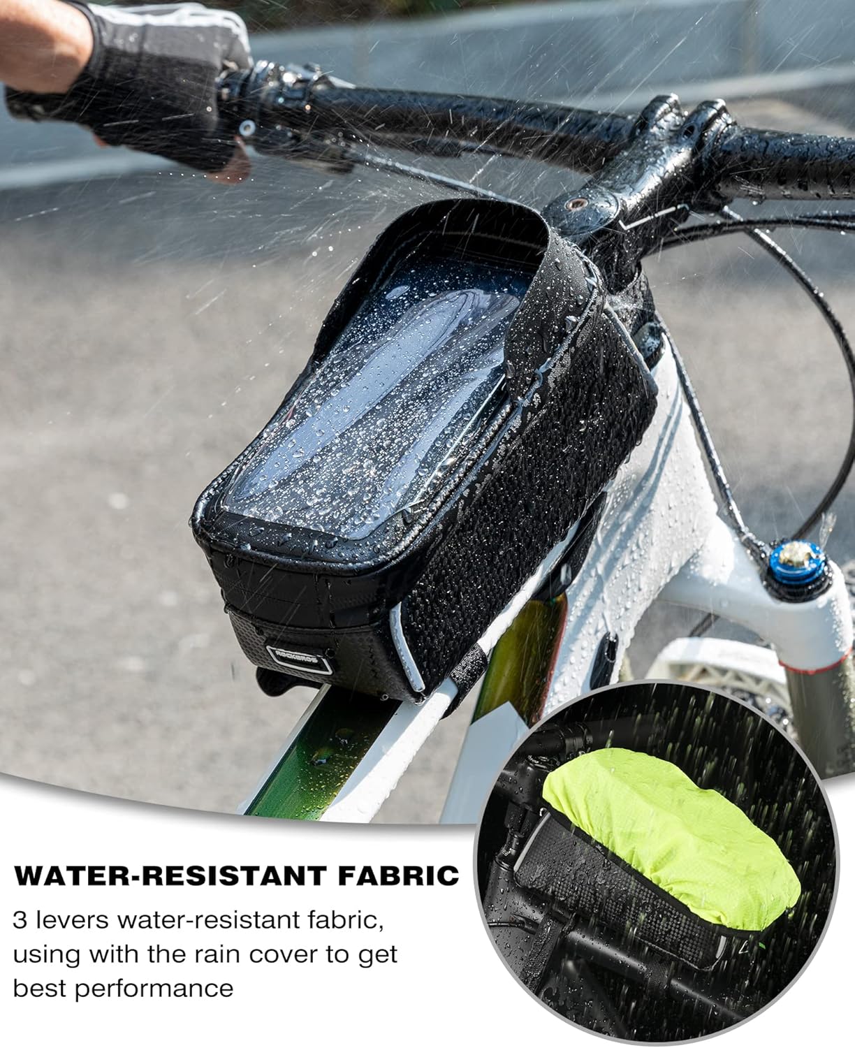 ROCKBROS Bike Phone Front Frame Bag