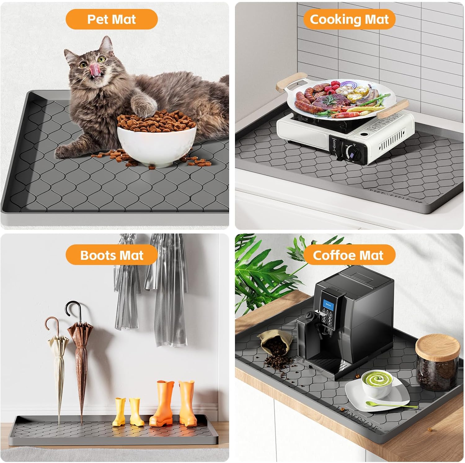 Silicone Under Sink Mat Kitchen & Cabinet Protector