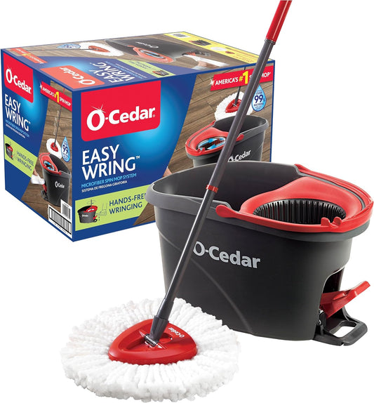 O-Cedar Spin Mop, Bucket Floor Cleaning