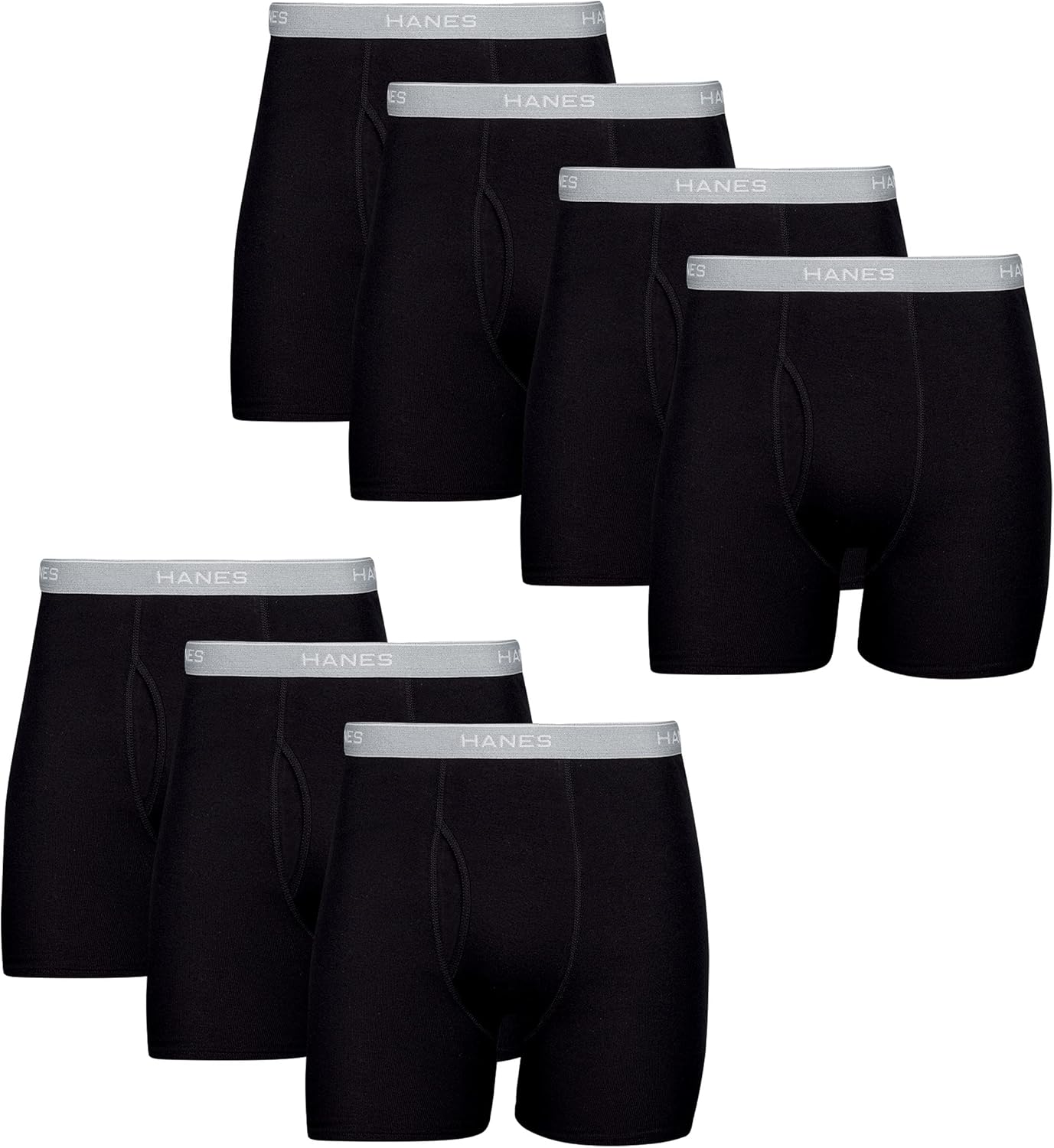 Hanes Men’s Boxer Briefs Cool Dri Cotton
