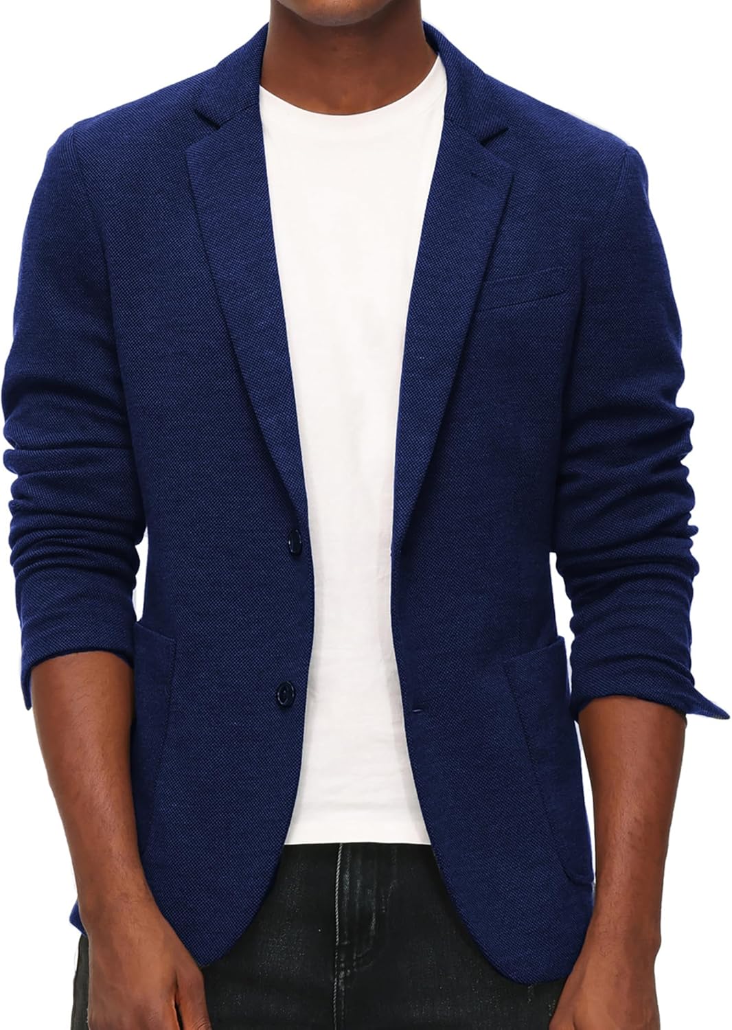 JONES Men's Casual Knit Blazer Suit Jackets