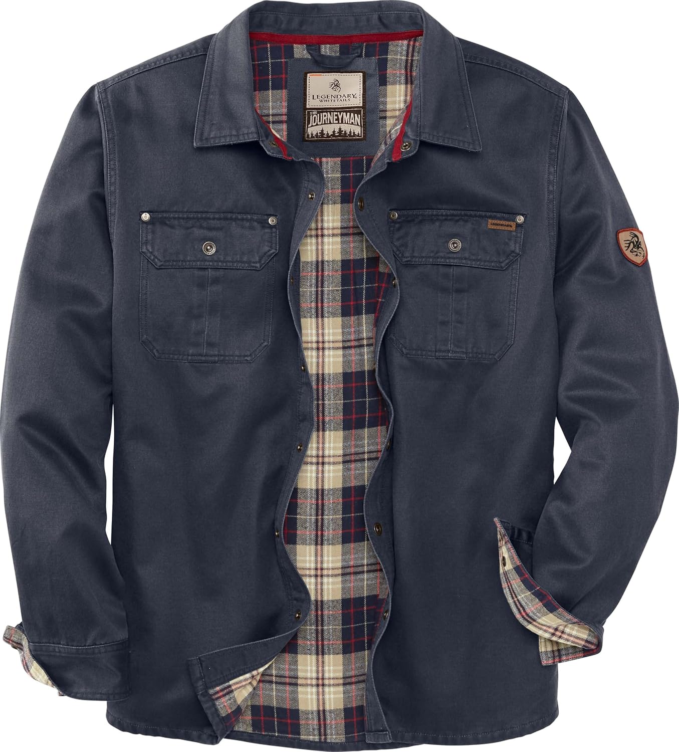 Legendary Whitetails Men's Flannel Lined Shirt Jacket