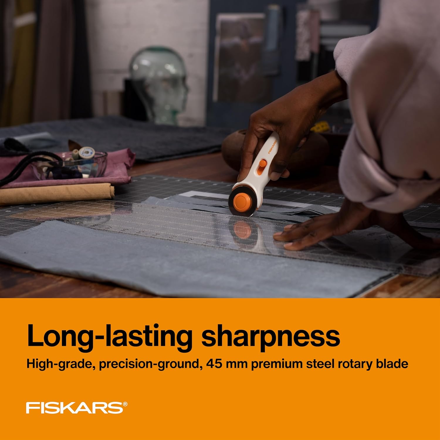 Fiskars 45mm Rotary Fabric Cutter