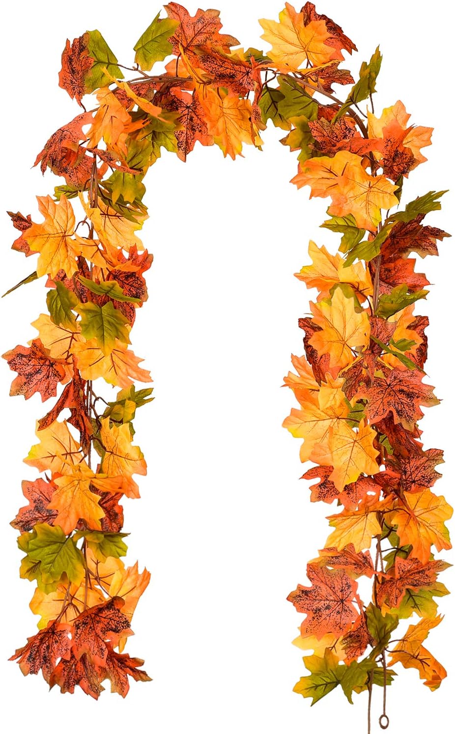 DearHouse 2 Pack Fall Garland Maple Leaf