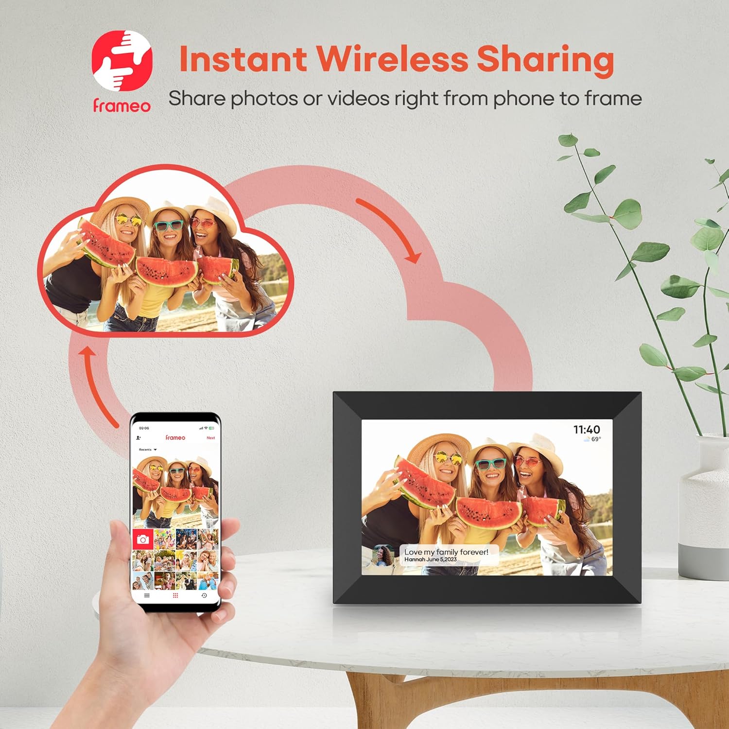 Frameo 10.1" WiFi Digital Picture Frame
