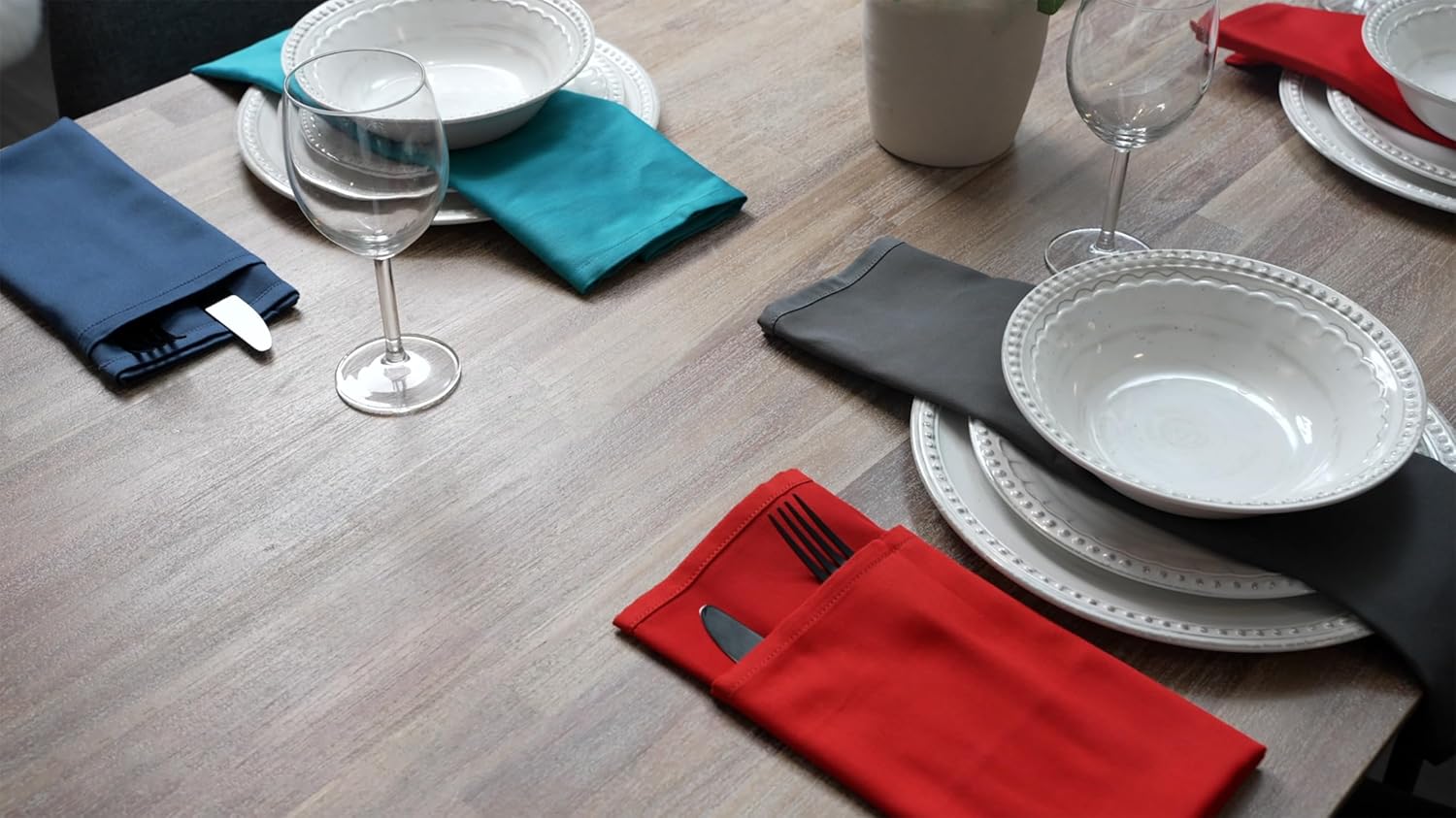 Ruvanti Cloth Napkins Set of Napkins Cloth Washable