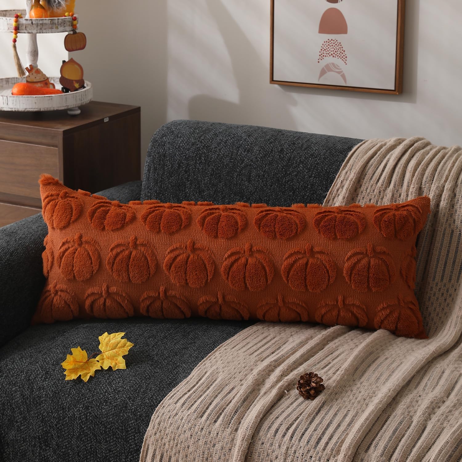 DFXSZ Fall Pillow Covers 18x18 Set of 2 Fall Decorations