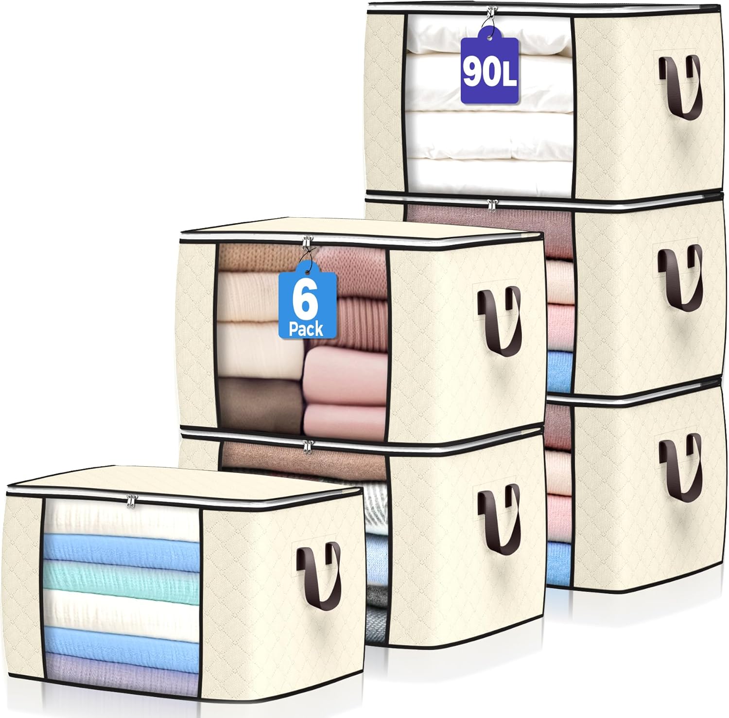90L Large Clothes Storage Bags