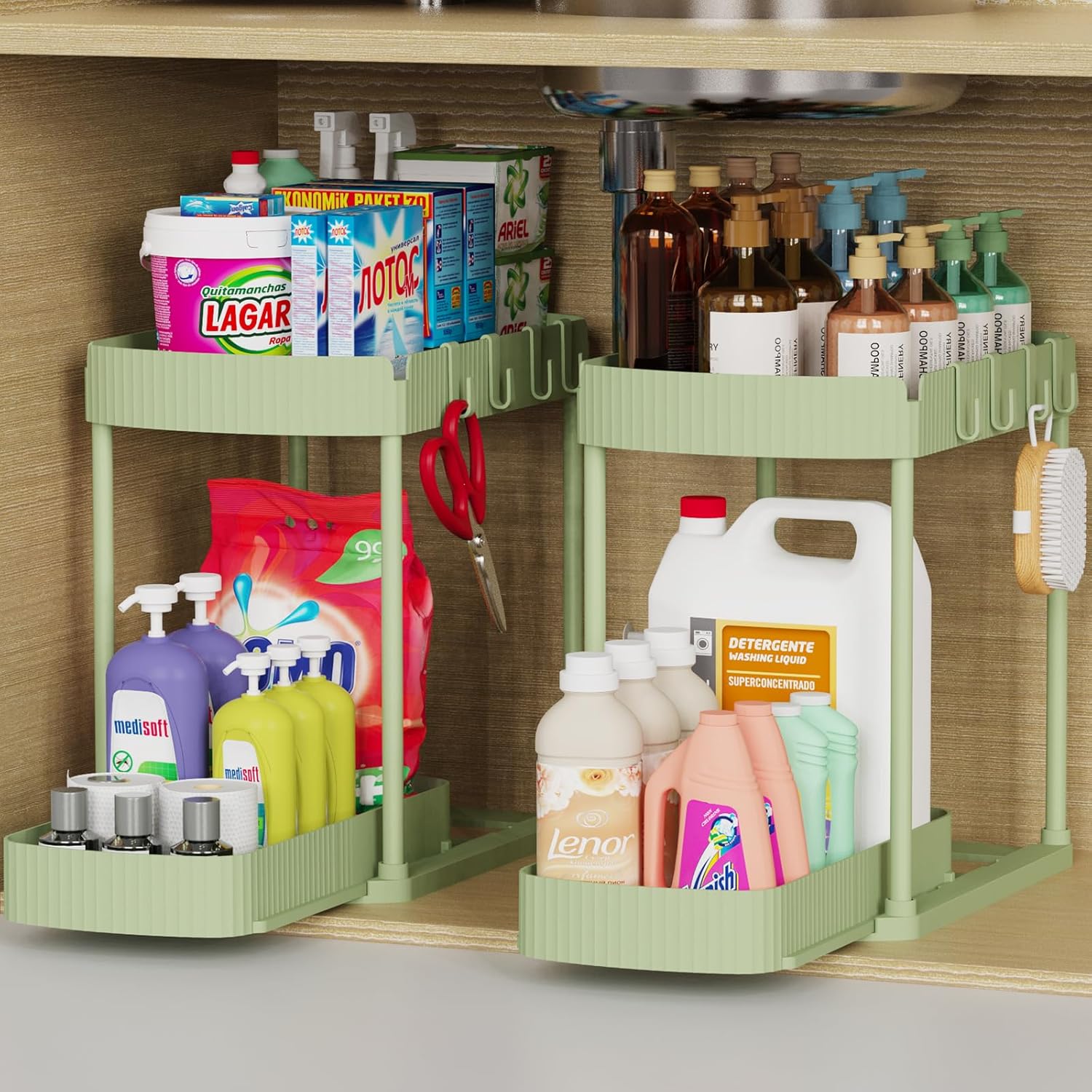 2-Pack Pull-Out Storage Organizers