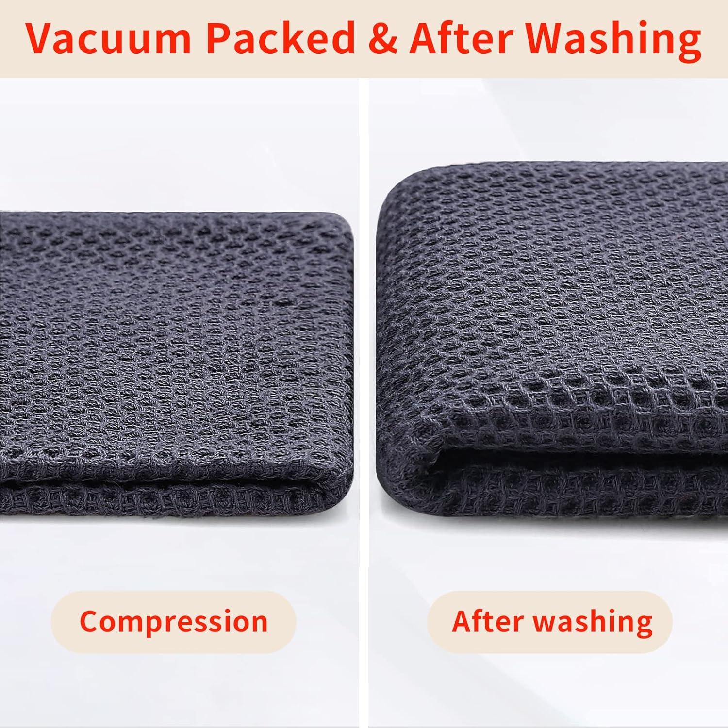 Homaxy 100% Cotton Waffle Dish Cloths