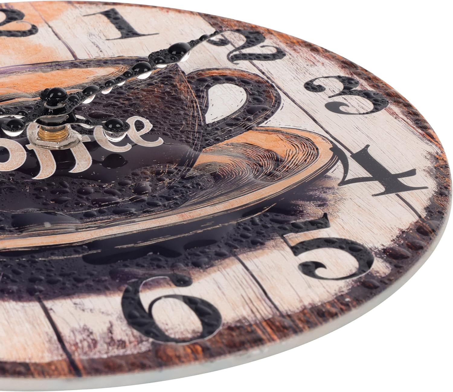 Large Kitchen Vintage Coffee Sign Decor Wall Clocks