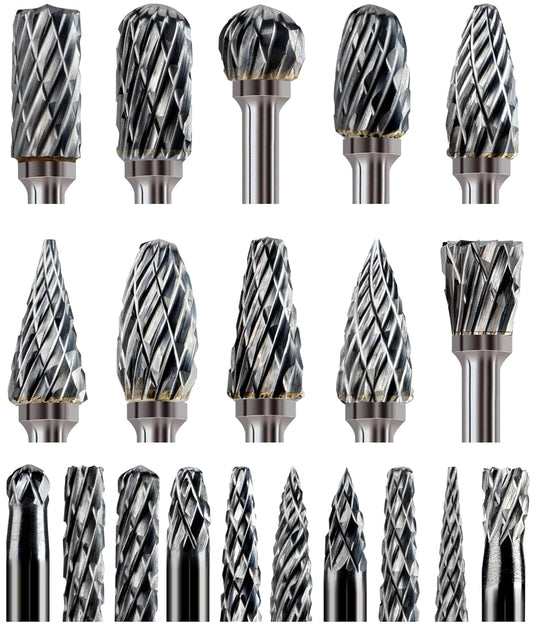 Carbide Grinding Burr Bits for Metal Wood