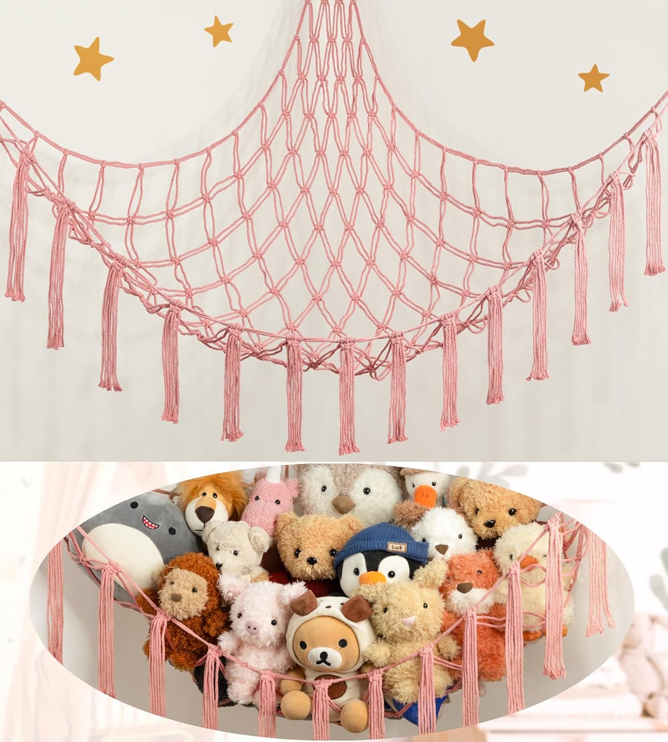 Stuffed Animal Storage Hammock or Net Corner