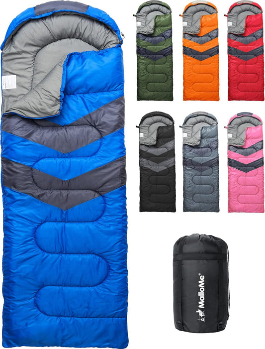 MalloMe Sleeping Bag – Lightweight Cold & Warm Camping