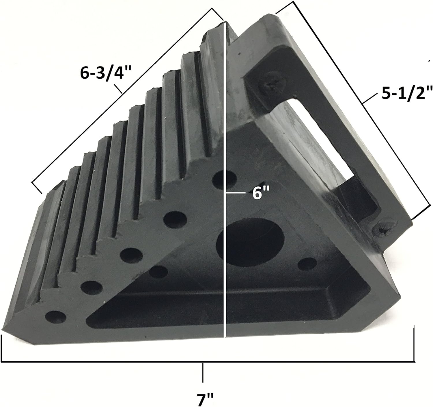 MAXXHAUL 70472 Heavy Duty Rubber Wheel Chocks
