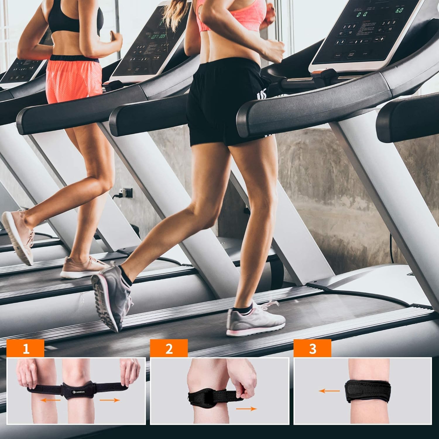 CAMBIVO 2 Pack Knee Braces for Women and Men