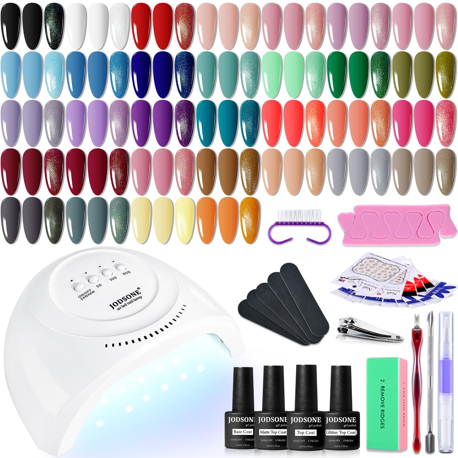 JODSONE Gel Nail Polish Kit with UV Light