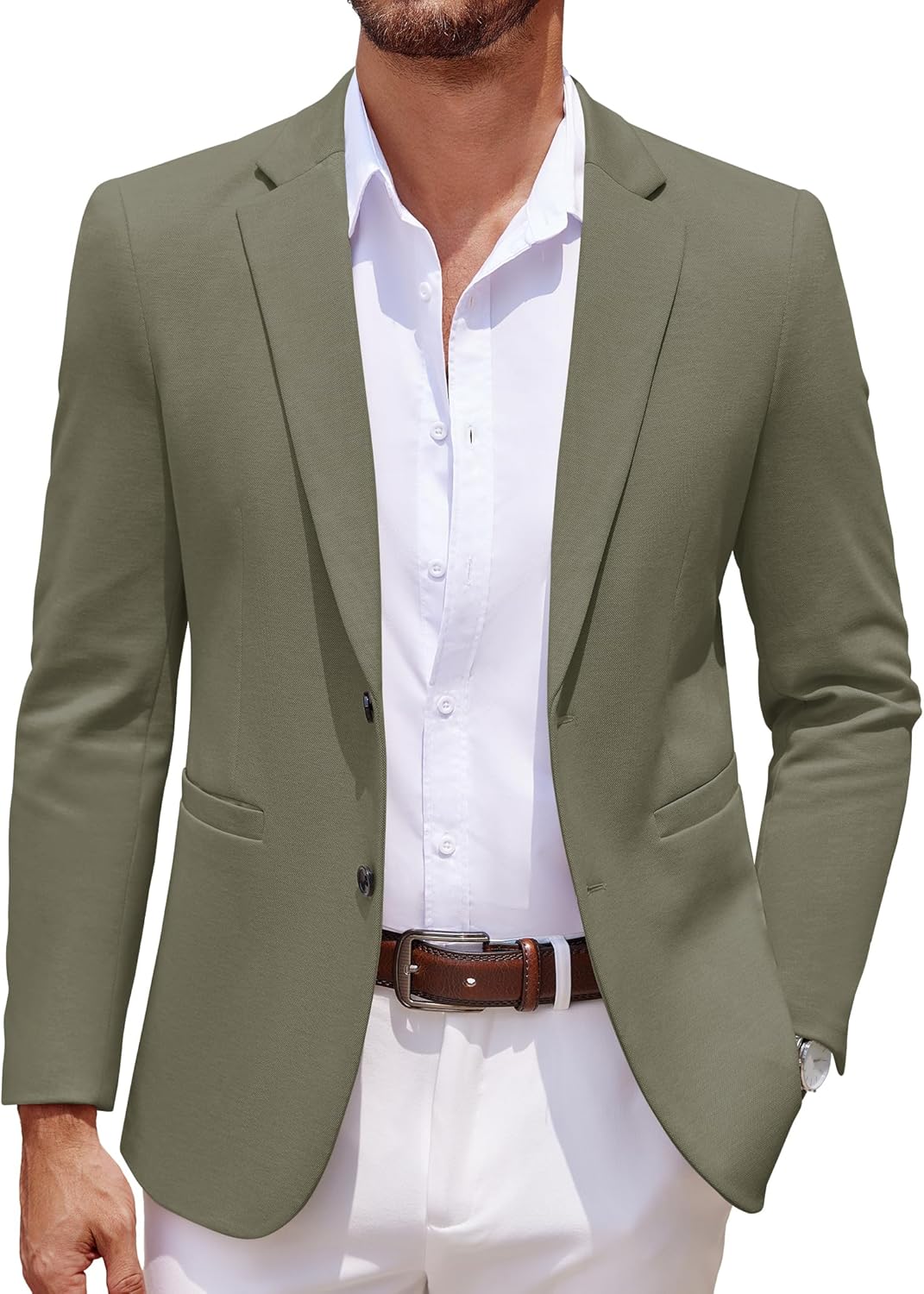 COOFANDY Men’s Casual Knit Blazer Jacket