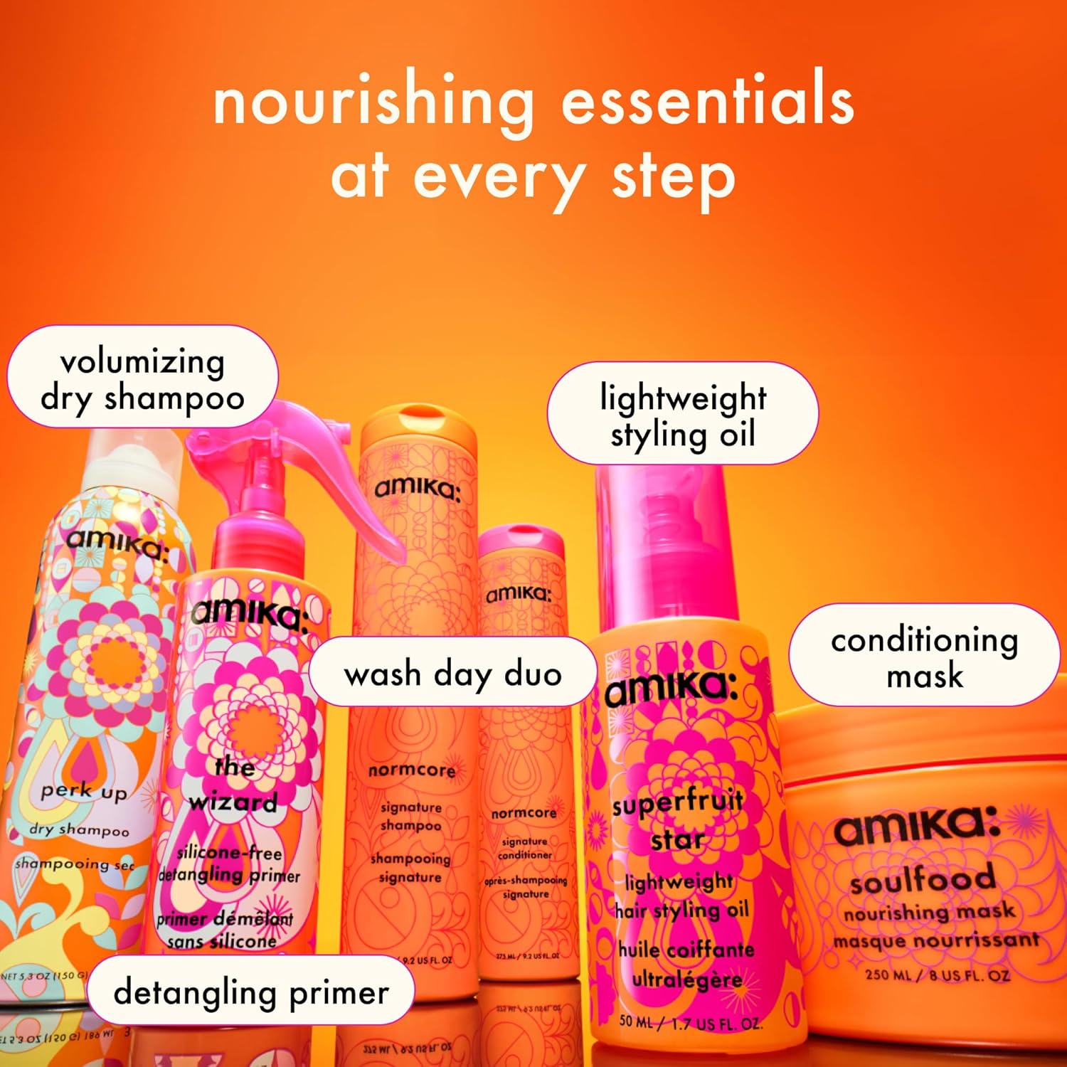 Amika perk up talc-free dry shampoo