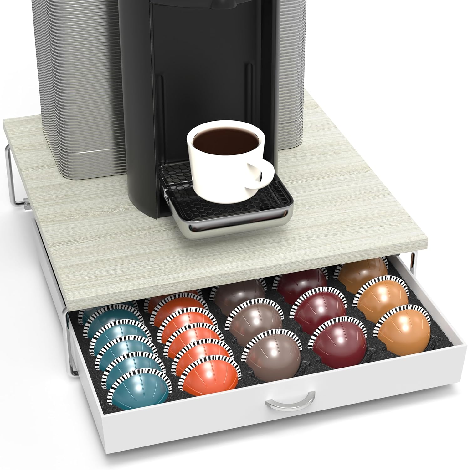 DecoBrothers Crystal Glass Nespresso Pod Holder