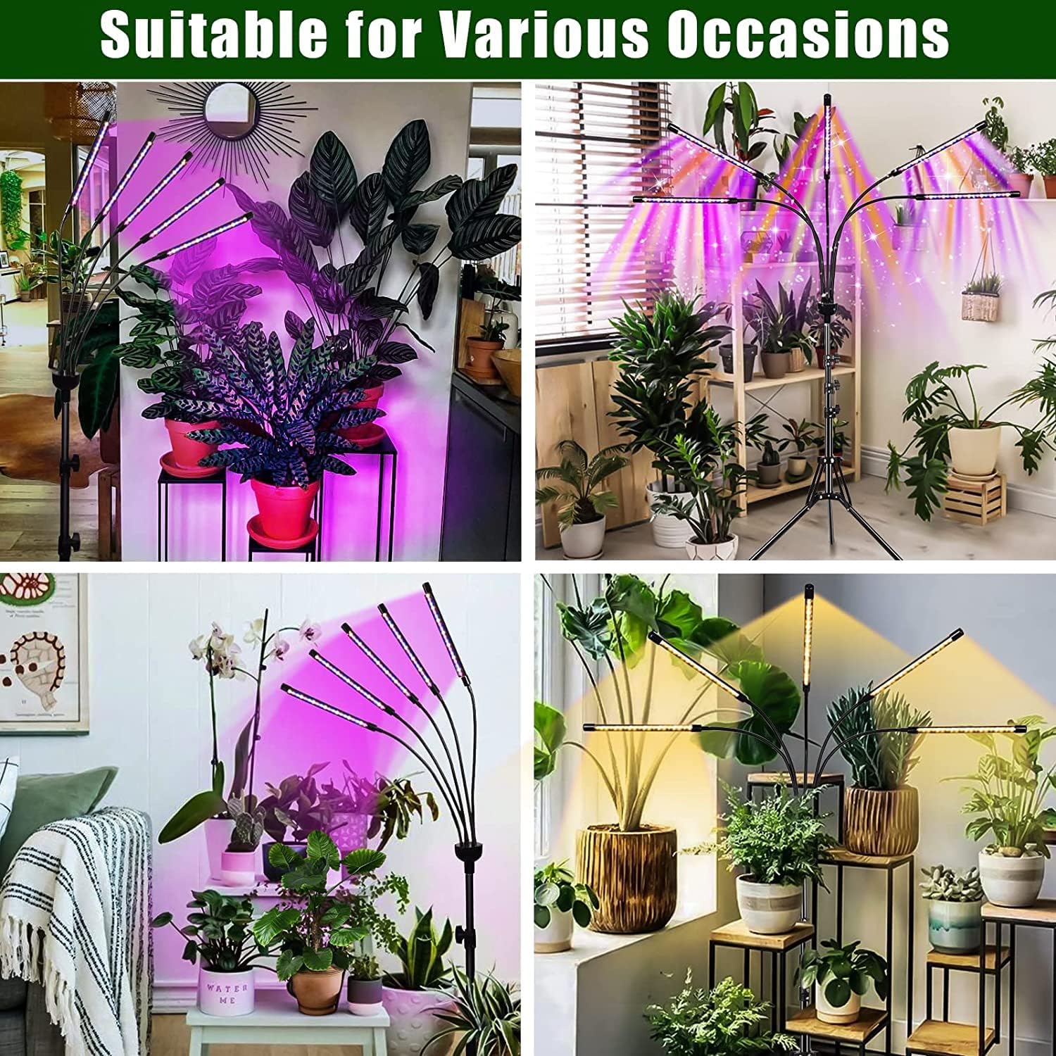 Grow Lights for Indoor Plants Full Spectrum Plant Light