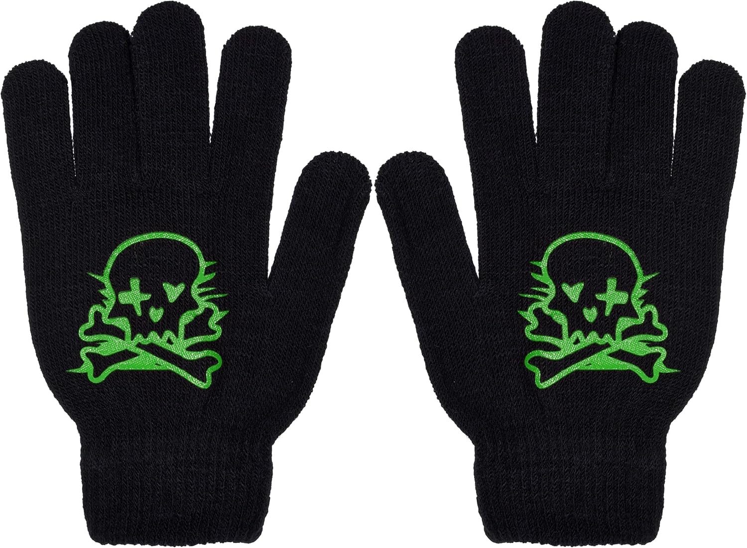 Boy's Skeleton Knit Beanie with Eye Holes